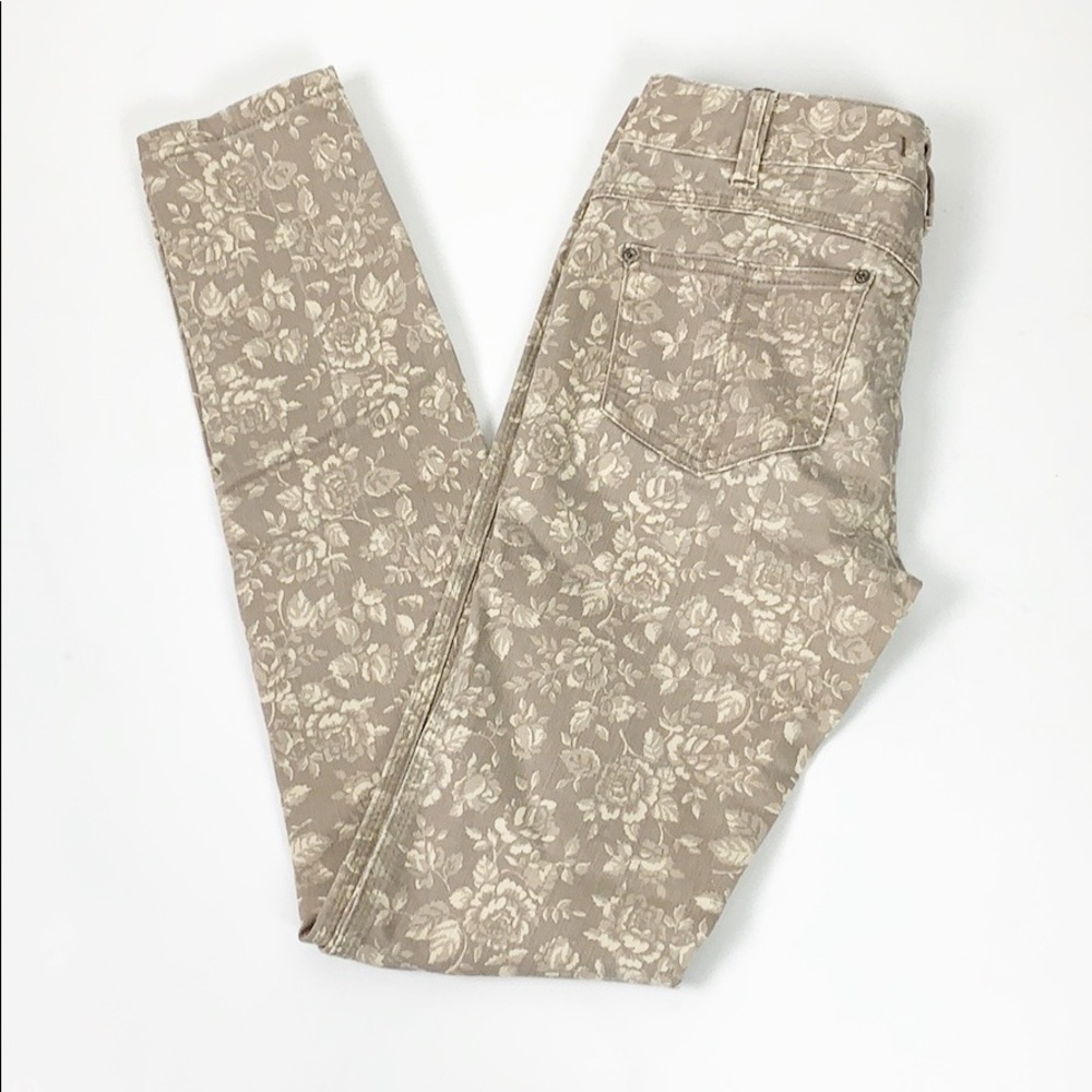 Free People Millennium Floral Skinny Jeans 26 - Picture 6 of 6